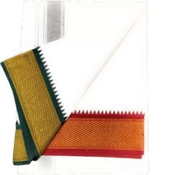 Men White Dhoti, White Cotton Dhoti, Men Dhoti, Pooja Dhoti