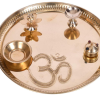 Brass Pooja Thali Set, Aarti Thali Set, Brass Pooja Articles, Pooja Thali