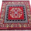 Red Velvet Asan, Rubber Pooja Mat, Velvet Pooja Mat, Pooja Asan, Red Pooja Mat