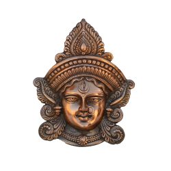 Goddess Durga Face, Maa Durga Wall Hanging, Metal Face Maa Durga, Maa Durga