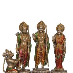 Lord Rama Statue, Polyresin Ram Lakshman Idol, Sitaram Hanuman Statue