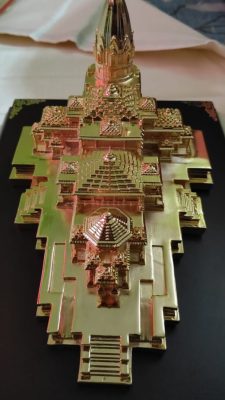 Gold Plated Ram Mandir