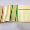 Cream Silk Dhoti, Pooja Dhoti, Traditional Silk Dhoti, Men Dhoti, Silk Dhoti, Purple Dhoti