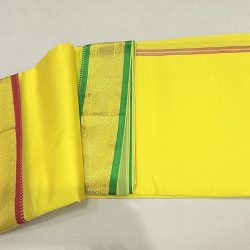 Silk Dhoti With Towel