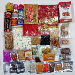 Pooja Kit, Lakshmi Ganesh Pooja Kit, Complete Pooja Item Samagrih, Lakshmi Ganesh Pooja