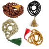 Prayer Mala, Beads Jaap Mala, Tulsi Jaap Mala, Japa Mala, Chandan Prayer Mala, Rudraksha Mala