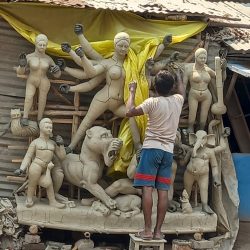 Durga Pooja Murti, Durga Statue, Maa Durga Idol, Durga Pooja Idol, Devi Durga Idol, Kolkata Durga Murti