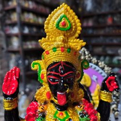 1 Feet Kali Statue, 12" Dakshin Kali Murti, Maa Kali Murti, Goddess Kali Idol, Statues & Figurines