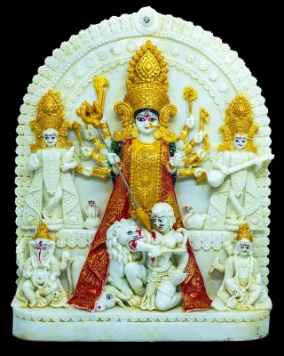 Marble Durga Statue