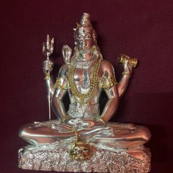 Shiva Statue, Lord Shiva Idol, Silver Shiva Murti, Mahadev Idol, Shiv Ji Idol