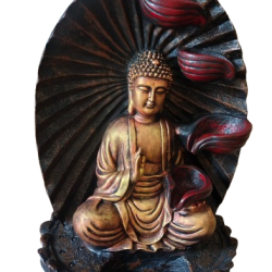 Buddha Water Fountain, Water Fountain Pump With Led Light, Table Top Fountain, Spiritual Fountain
