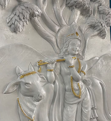 3D Krishna Wall Hanging