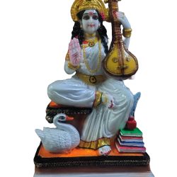 Saraswati Mata, Maa Saraswati Idol, 1 Foot Saraswati Murti, Vidya Ki Devi