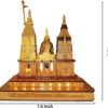Kashi Vishwanath Temple Model, 3D Temple Model, Shri Kashi Vishwanath Wooden Temple Replica, Wooden Kashi Mandir