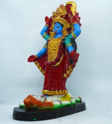 Kali Maa Idol, Kali Sculpture, Shyama Kali Murti, 1 Foot Shyama Kali