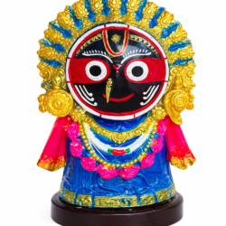 Jagannath Ji Idol, Prabhu Jagannath Balaram & Subhadra Statue Set, Mahaprabhu Idol Set, 12" Jagannath Ji